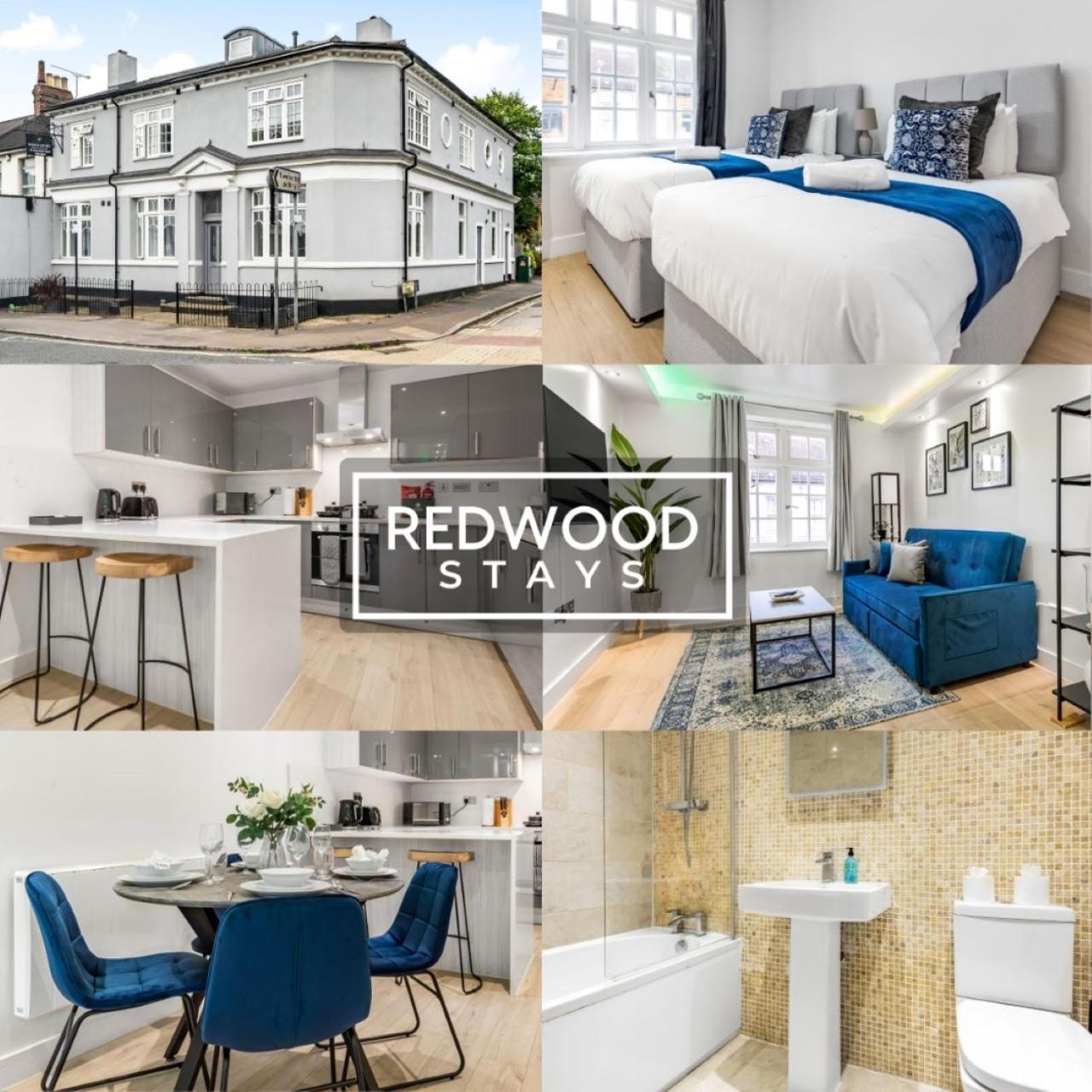 1 Bed 1 Bath Town Center Apartments For Corporates & Contractors, Wifi, Netflix And Parking On Selected Units By Redwood Stays Aldershot Bagian luar foto