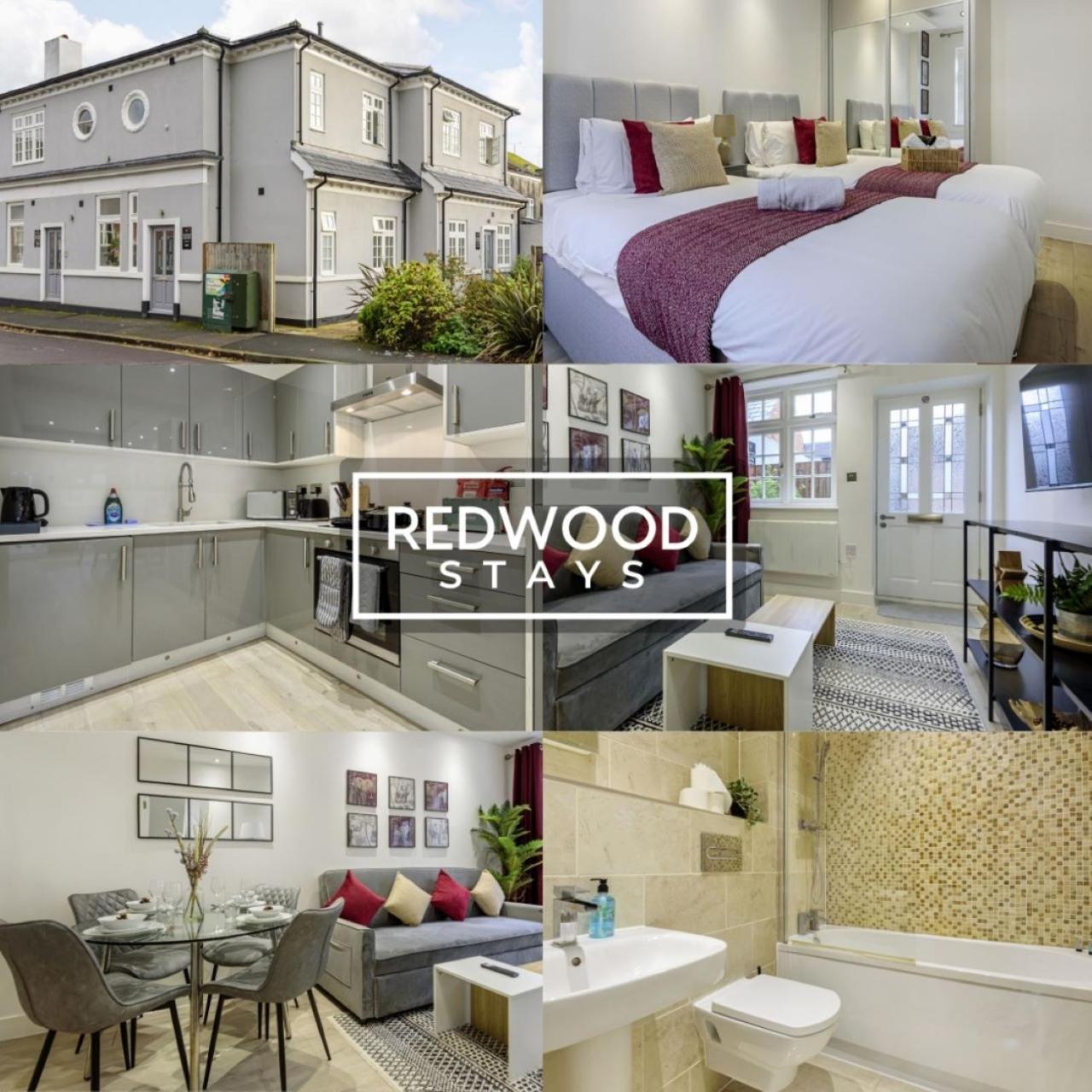 1 Bed 1 Bath Town Center Apartments For Corporates & Contractors, Wifi, Netflix And Parking On Selected Units By Redwood Stays Aldershot Bagian luar foto