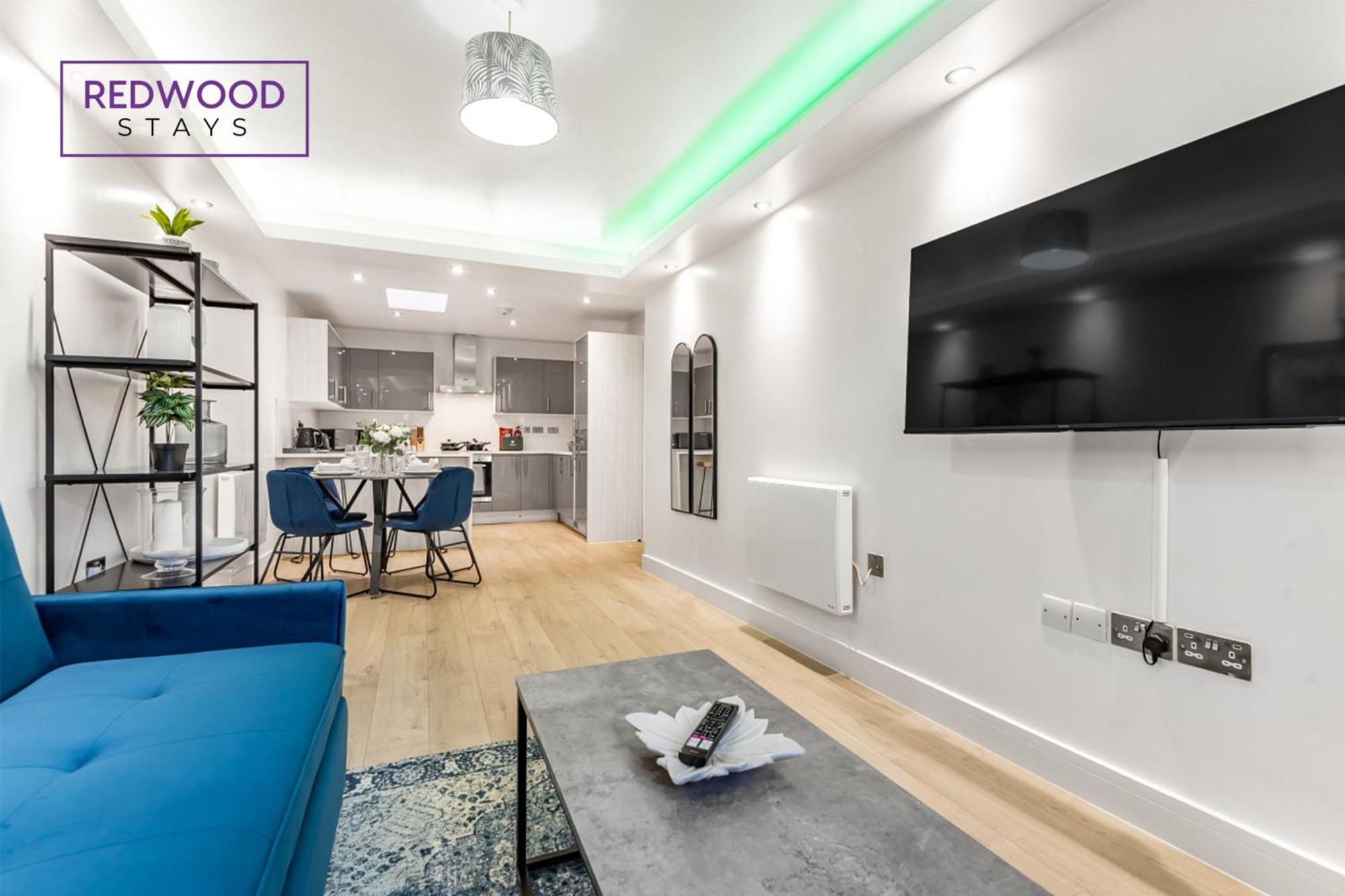 1 Bed 1 Bath Town Center Apartments For Corporates & Contractors, Wifi, Netflix And Parking On Selected Units By Redwood Stays Aldershot Bagian luar foto