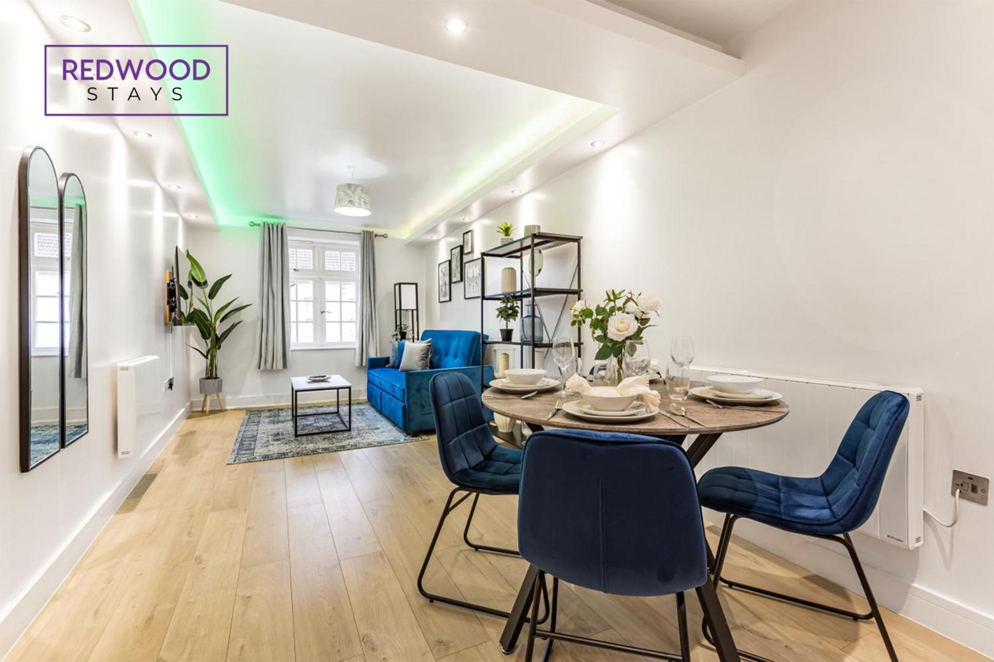 1 Bed 1 Bath Town Center Apartments For Corporates & Contractors, Wifi, Netflix And Parking On Selected Units By Redwood Stays Aldershot Bagian luar foto