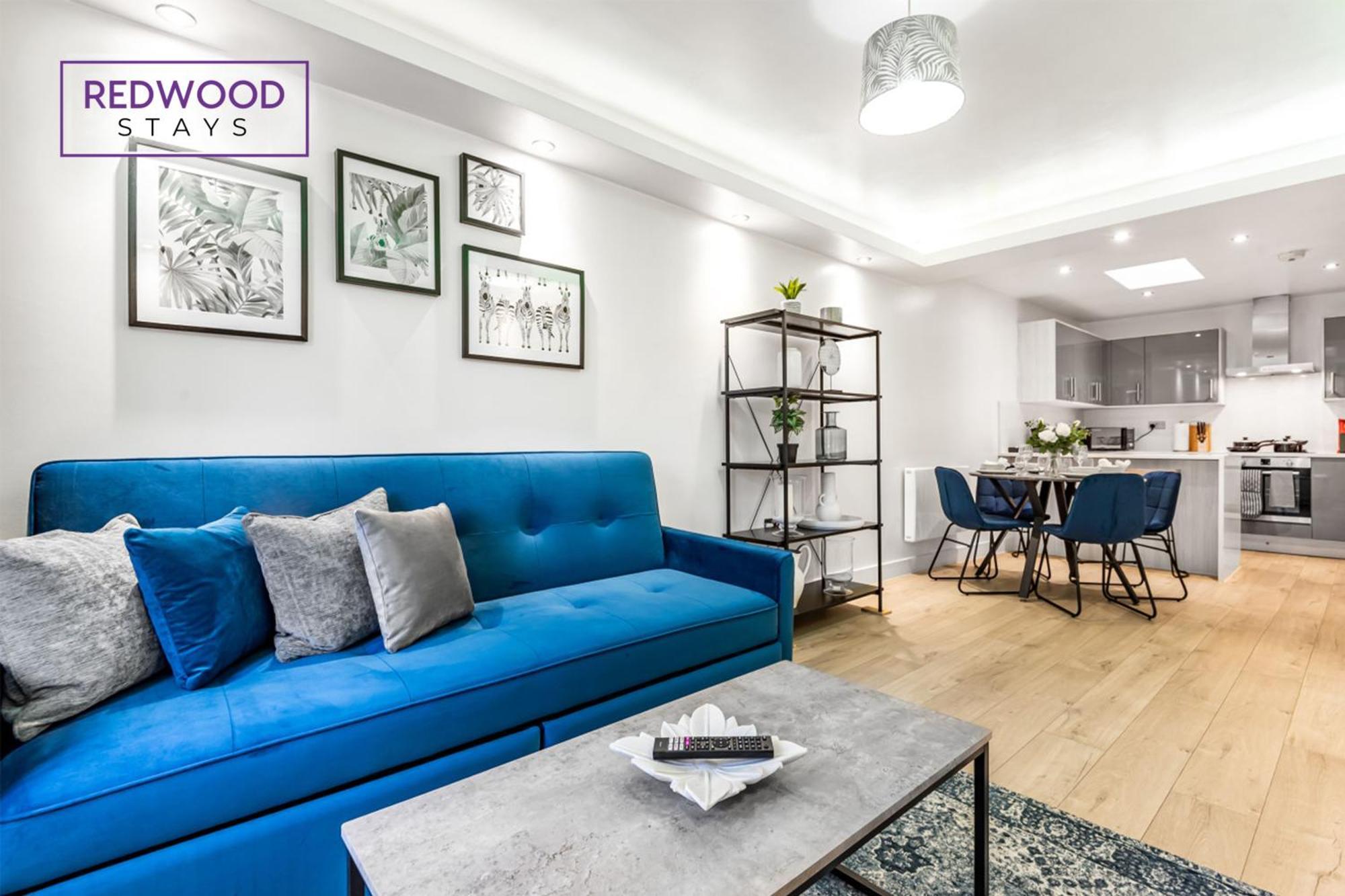 1 Bed 1 Bath Town Center Apartments For Corporates & Contractors, Wifi, Netflix And Parking On Selected Units By Redwood Stays Aldershot Bagian luar foto