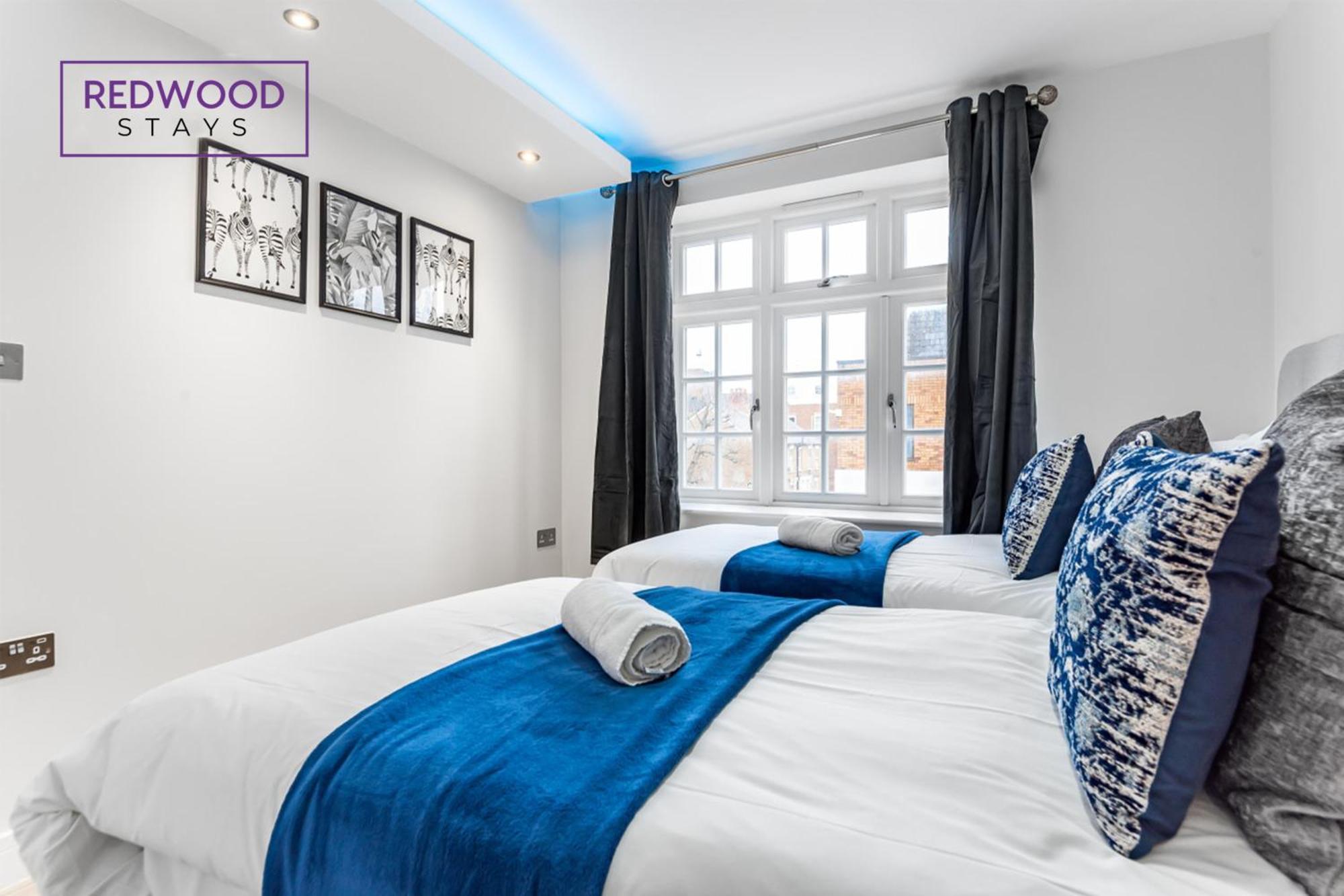1 Bed 1 Bath Town Center Apartments For Corporates & Contractors, Wifi, Netflix And Parking On Selected Units By Redwood Stays Aldershot Bagian luar foto