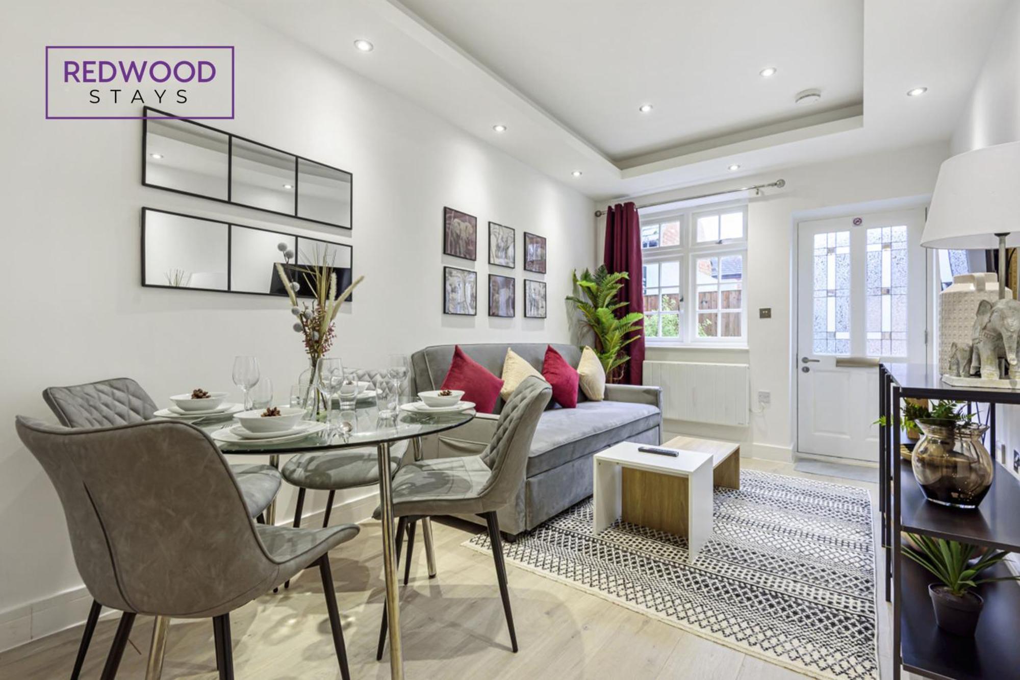 1 Bed 1 Bath Town Center Apartments For Corporates & Contractors, Wifi, Netflix And Parking On Selected Units By Redwood Stays Aldershot Bagian luar foto