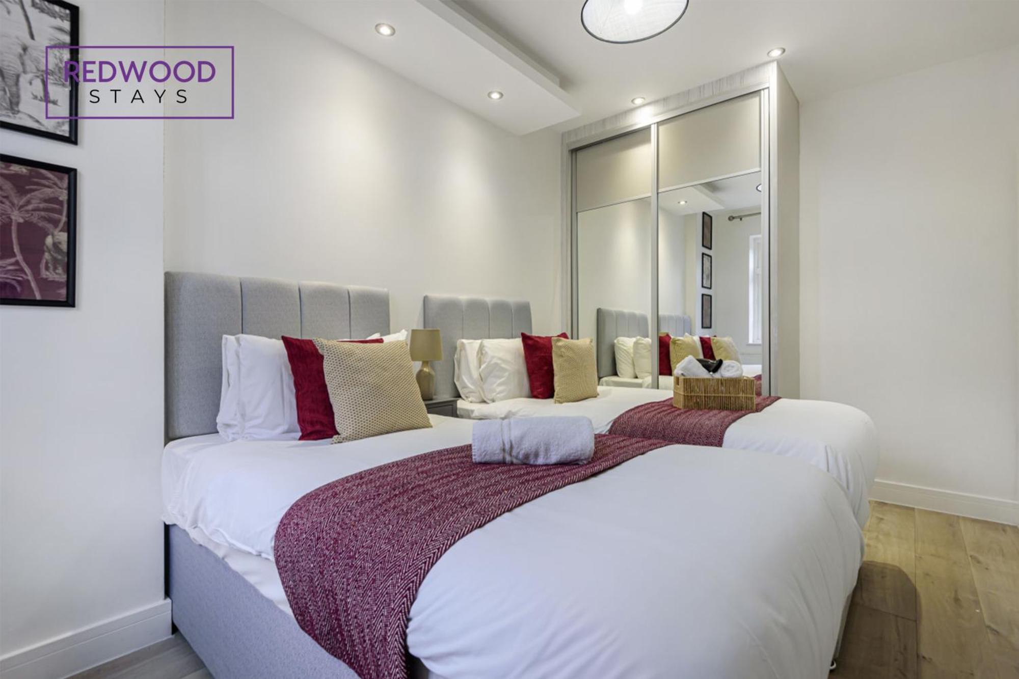 1 Bed 1 Bath Town Center Apartments For Corporates & Contractors, Wifi, Netflix And Parking On Selected Units By Redwood Stays Aldershot Bagian luar foto